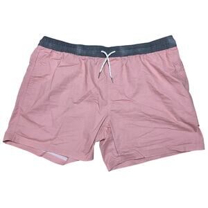 Original Use Board Shorts Mens X-Large Unlined Elastic Waist Pink Gray
